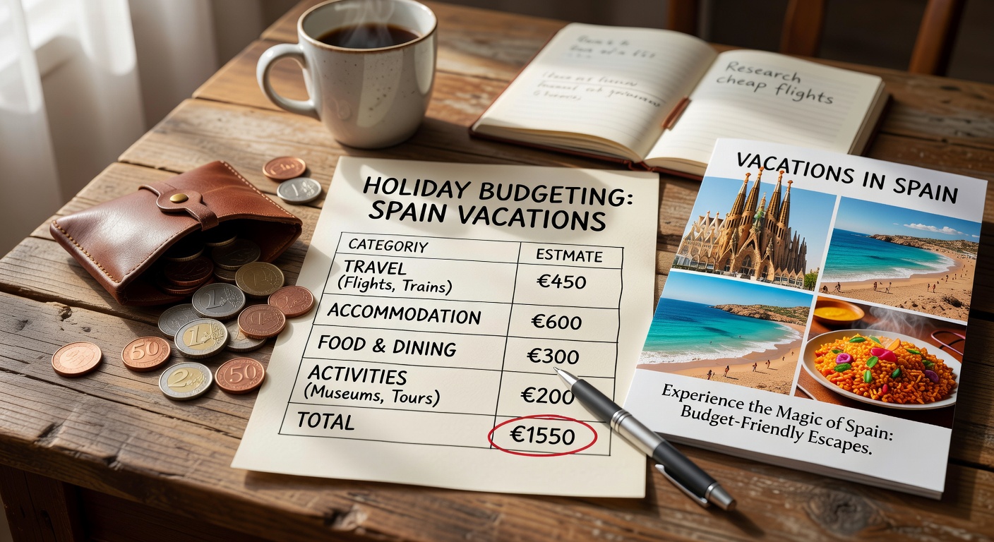 Planificación del presupuesto para vacaciones y viajes